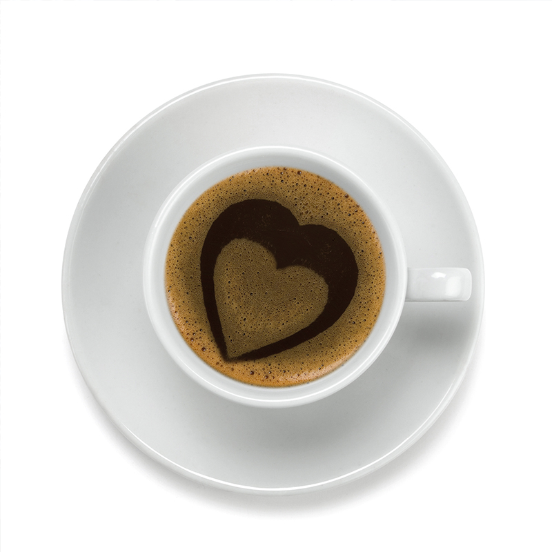Koffie hartje
